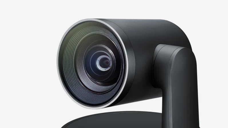 Logitech Rally 4K UHD PTZ Conference Camera - Pan Tilt Zoom, RightSight, Autofocus, studio-quality, Remote control, Invertible, Certified for Teams, Zoom, Skype, Fuze & More (New) (Renewed)