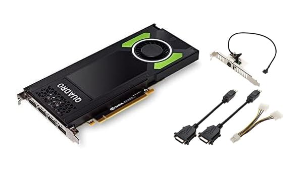 Nvidia Quadro P4000 8GB GDDR5 Single-Slot Graphics Card - 1792 CUDA Cores, ECC, 256bit, 243.3GB/s, Mini DisplayPort 1.4a, 105W Power Consumption, PCI Express 3.0 x16 (Renewed)