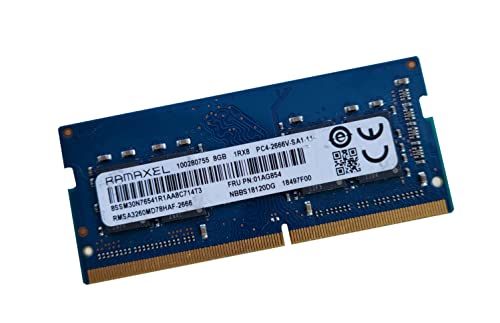 Ramaxel RMSA3260ME78HAF-2666 8gb Pc4 2666MHz DDR4 So-Dimm Non-ECC 260 pin 1.2V Ram Memory for Laptop and All in One Desktop Computer (8gb Pc4 2666MHz DDR4 So-Dimm)