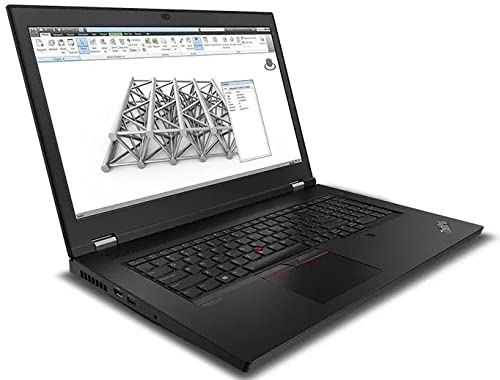 Lenovo ThinkPad P17 Gen 1 17.3” FHD - i7-10750H, Nvidia Quadro T2000 4GB, 2TB PCIe Gen 4.0x4 NVMe, 64GB DDR4, SD Card & Fingerprint Reader, GbE, WIFI 6 & BT 5.2, UK Keys, Windows 11 Pro (Renewed)