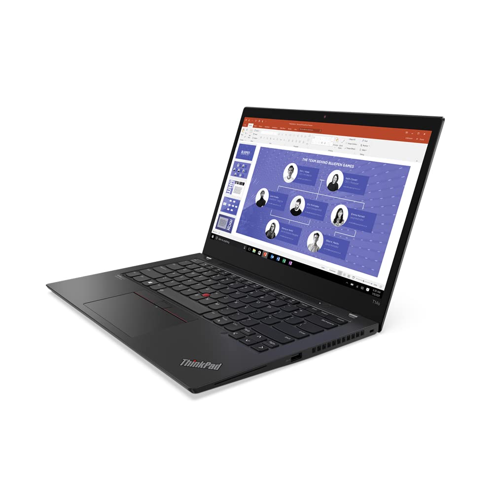 Lenovo ThinkPad T14 Gen 2 - i7-1165G7 (4 Cores, 4.7GHz), 16GB DDR4, 1TB PCIe Gen 4.0 x4 NVMe, Fingerprint, SD, Fingerprint & Smart Card Reader, WIFI 6, UK Backlit Keys, Windows 11 Pro (New) (Renewed)