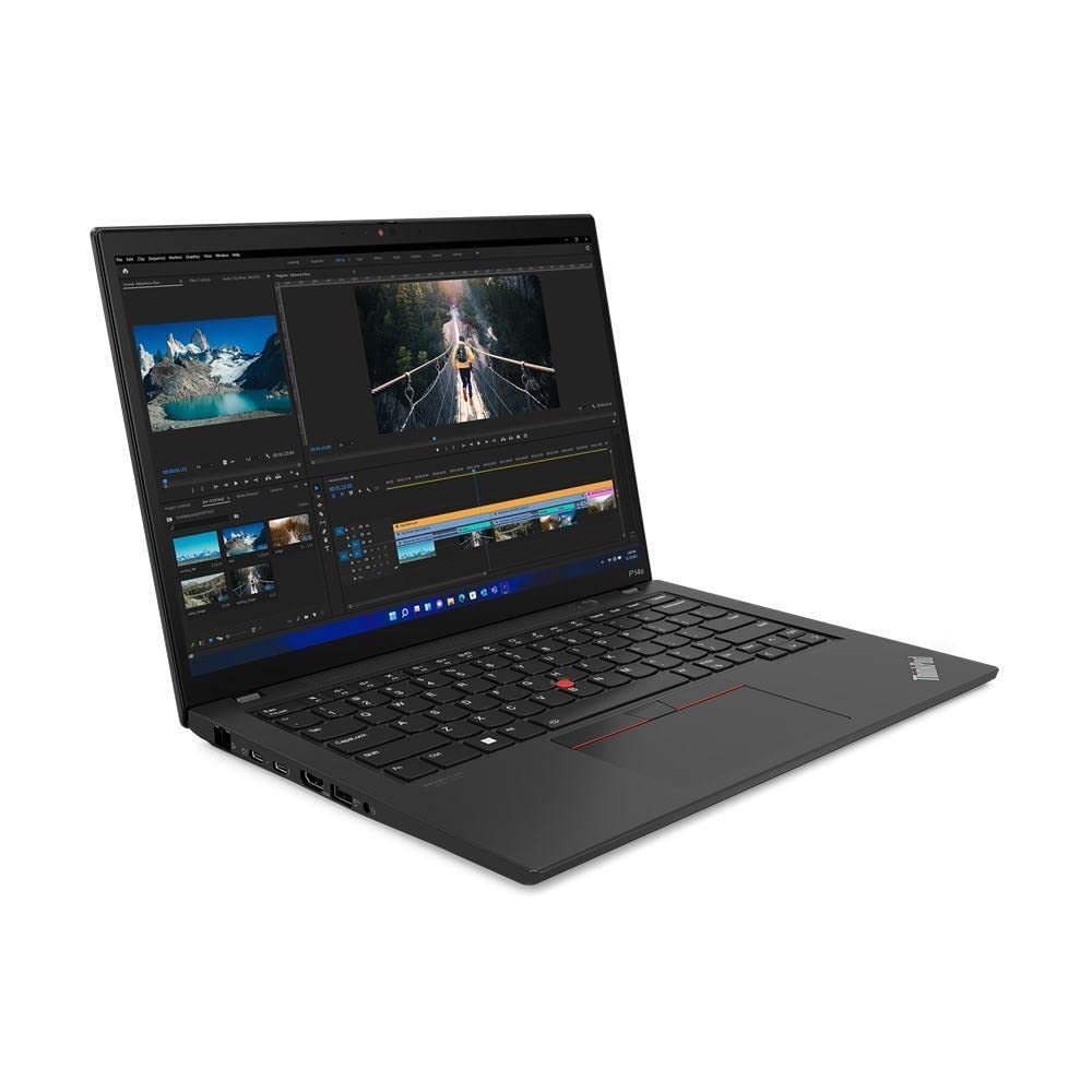 Lenovo ThinkPad P14s Gen 3, 2TB NVMe, 24GB DDR4 – i5-1240P (12 Core), Iris Xe Graphics, Fingerprint & Smart Card reader, WIFI 6E & BT 5.2, Backlit Keys, Windows 11 Pro – Mobile Workstation (Renewed)