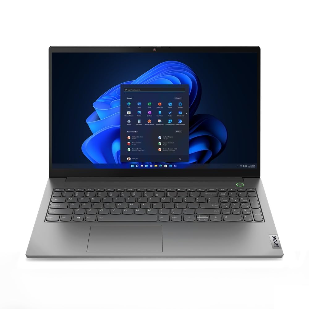 Lenovo ThinkBook 15 G4 – i7-1255U (10 Cores, 4.7GHz), 16GB DDR4, 2TB PCIe Gen 4.0 x4 NVMe, Fingerprint & SD Card Reader, Iris Xe Graphics, WIFI 6 & BT 5.1, UK Backlit Keys, Windows 11 Pro (Renewed)