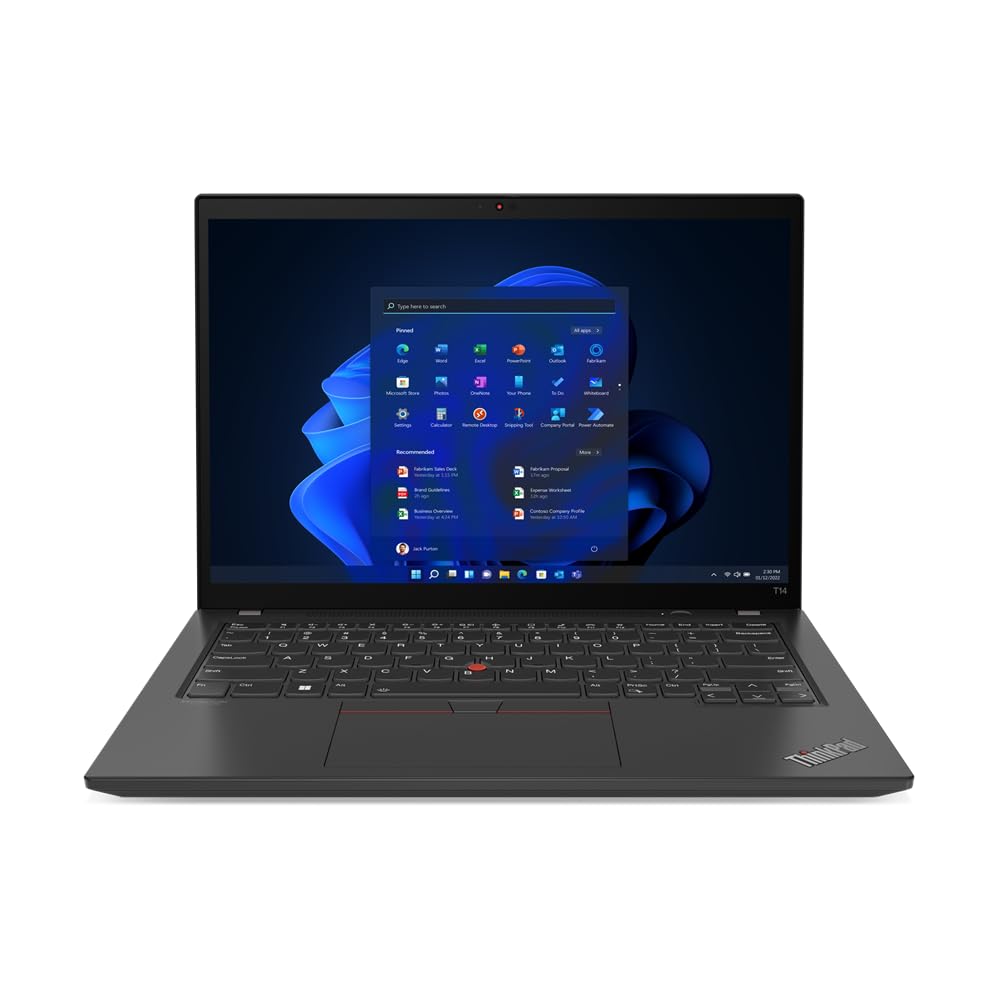 Lenovo ThinkPad T14 Gen 3 14" WUXGA - i5-1245U (10 Cores, 4.4GHz), 1TB PCIe Gen 4.0 x4 NVMe, 16GB DDR4, vPro, WIFI 6E & BT 5.2, Intel UHD Graphics, UK Backlit Keys, Windows 11 Pro (Renewed)