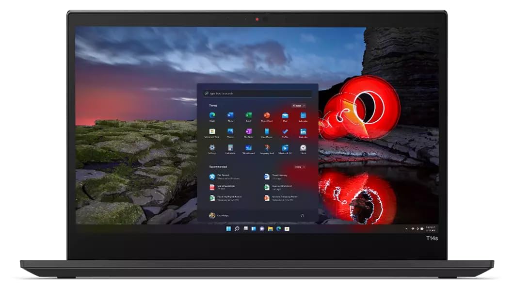 Lenovo ThinkPad T14s Gen 2 14” FHD Touchscreen – i7-1185G7 (4 Cores, 4.8GHz), 1TB PCIe Gen 4.0x4 NVMe, 16GB LPDDR4X, vPro, Iris Xe Graphics, WIFI 6 & BT 5.1, UK Backlit Keys, Windows 11 Pro (Renewed)