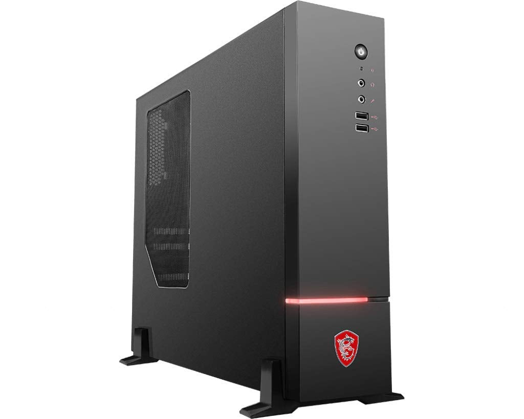 MSI MAG Codex S 9SA Compact Gaming PC - i5-9400F (6 Core, 4.1GHz), Nvidia GeForce GTX 1650 4GB, 1TB PCIe Gen 4.0x4 NVMe, 16GB DDR4, 1TB HDD, GbE, WIFI 6 & BT 5.1, Windows 11 Pro (Renewed)