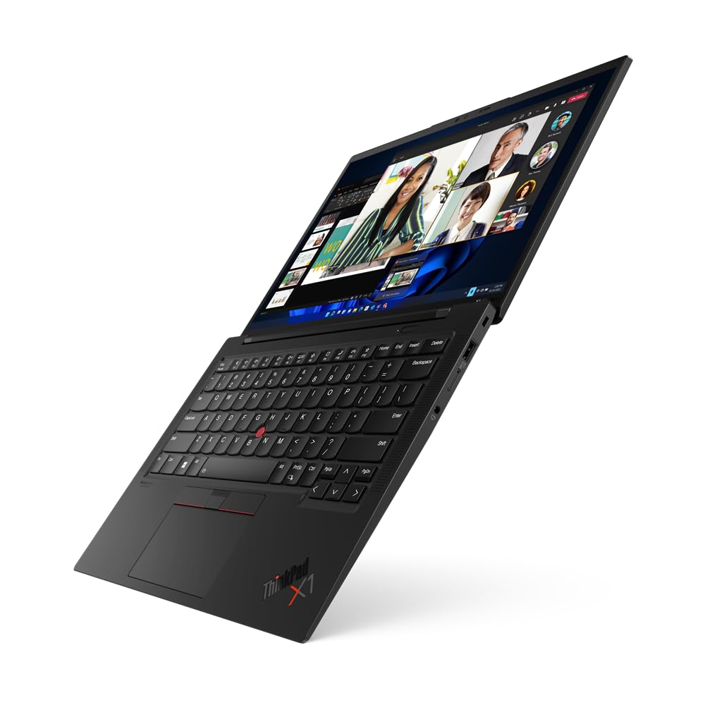 Lenovo ThinkPad X1 Carbon Gen 10 14” 2.8K OLED – i7-1265U (10 Cores, 4.8GHz), 2TB PCIe Gen 4.0 x4 NVMe, 32GB LPDDR5, vPro, Fingerprint Reader, NFC, WIFI 6E, UK Backlit Keys, Windows 11 Pro (Renewed)