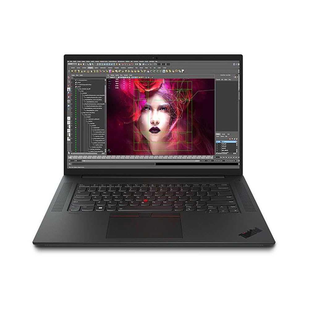 Lenovo ThinkPad P1 Gen 5 16” 4K UHD+, i9-12900H (14 Core), Nvidia RTX A2000 8GB, 4TB PCIe Gen 4.0 x4 NVMe, 64GB DDR4, vPro, FPR, SD Card Slot, WIFI 6E, UK Backlit Keys, Windows 11 Pro (Renewed)