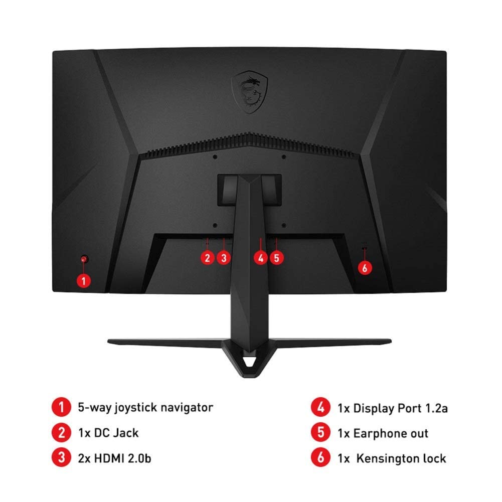 MSI Optix G27CQ4 Curved Gaming Monitor - 27 Inch, 16:9 WQHD (Renewed)