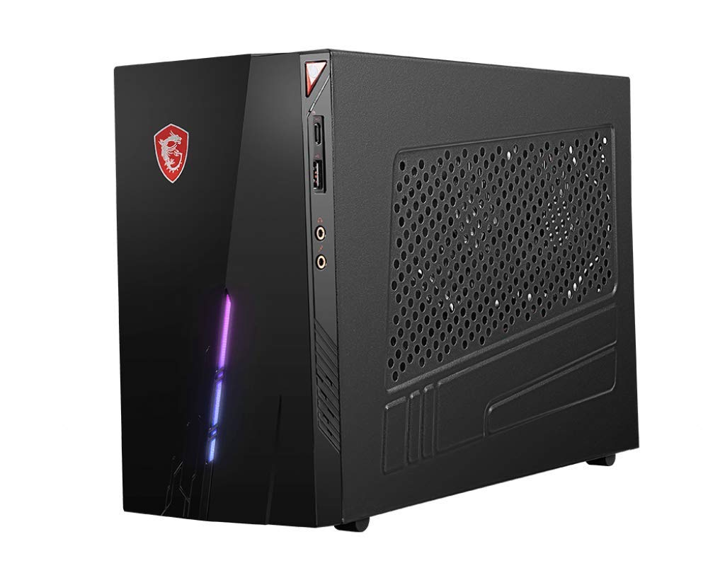 MSI Infinite S 9SI SFF Gaming PC – i7-9700 (8 Core, 4.7GHz), Nvidia GeForce RTX 2060, 1TB PCIe Gen 4.0 x4 NVMe & 1TB HDD, 32GB DDR4, WIFI 5 & BT 4.2, GbE, Windows 11 Pro (Renewed)