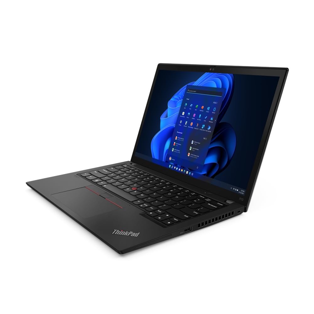 Lenovo ThinkPad X13 Gen 3 13.3” WUXGA - i7-1260P (12 Cores, 4.7GHz), 2TB PCIe Gen 4.0x4 NVMe, 16GB LPDDR5, Smartcard Reader, WIFI 6E & BT 5.1, UK Backlit Keys, Windows 11 Pro (Renewed)