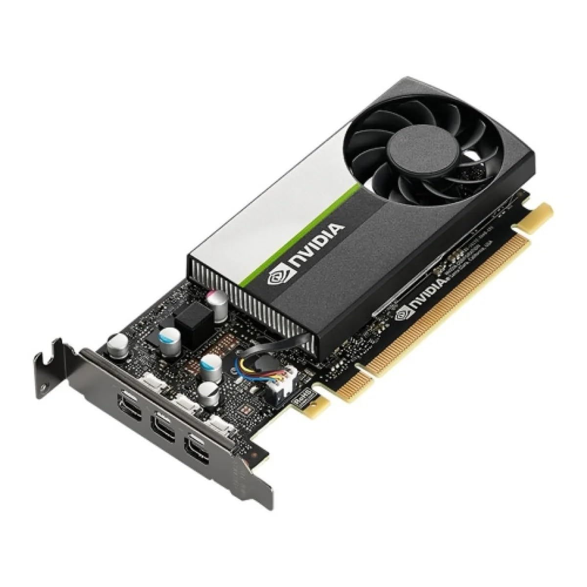 Dell Nvidia Quadro T400 2GB Graphics Card (GDDR6, 64bit, 384 CUDA Cores, DirectX 12, 3x mDP) with 3x mDP to DP Adapters, High & Low-Profile Bracket (Renewed)