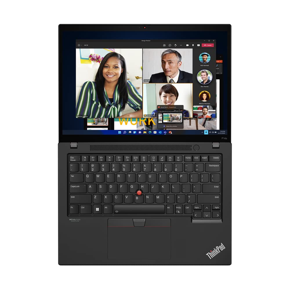 Lenovo ThinkPad P14s Gen 3, 2TB NVMe, 24GB DDR4 – i5-1240P (12 Core), Iris Xe Graphics, Fingerprint & Smart Card reader, WIFI 6E & BT 5.2, Backlit Keys, Windows 11 Pro – Mobile Workstation (Renewed)