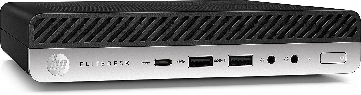 HP EliteDesk 800 G3 Mini Desktop - Core i3-6100T (3.2Ghz), 512GB PCIe Gen 3.0 NVMe, 16GB DDR4, WIFI 5 & BT 5 With Enhanced Dual antenna, GbE, Windows 10 Pro (Renewed)