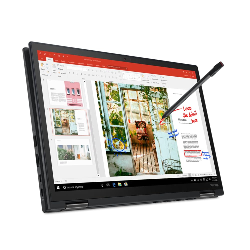 Lenovo ThinkPad X13 Yoga Gen 2 13.3” QHD+ (2560x1600) 2-in-1 Touchscreen, i5-1135G7, 1TB PCIe Gen 4.0x4 NVMe, 8GB LPDDR4X, Fingerprint & Smartcard Reader, UK Backlit Keys, Windows 11 Pro (Renewed)