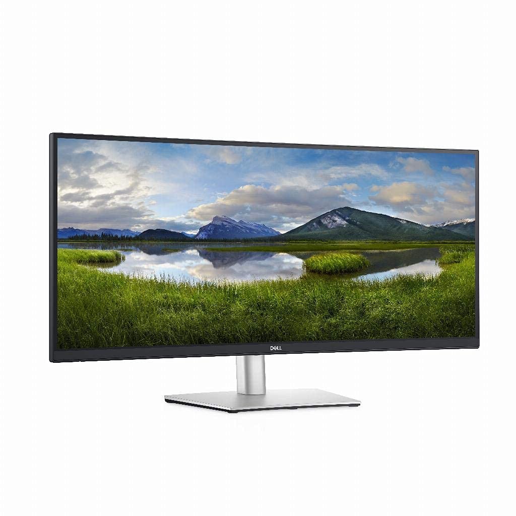 Dell P3421W Curved Monitor (34.14") 86.72 cm WQHD 3440x1440Pixel, 5 ms, IPS, HDMI, DisplayPort, USD-C (Renewed)