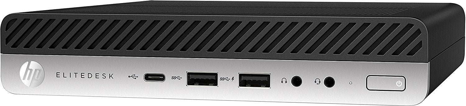 HP EliteDesk 800 G3 Mini Desktop - Core i3-6100T (3.2Ghz), 512GB PCIe Gen 3.0 NVMe, 16GB DDR4, WIFI 5 & BT 5 With Enhanced Dual antenna, GbE, Windows 10 Pro (Renewed)