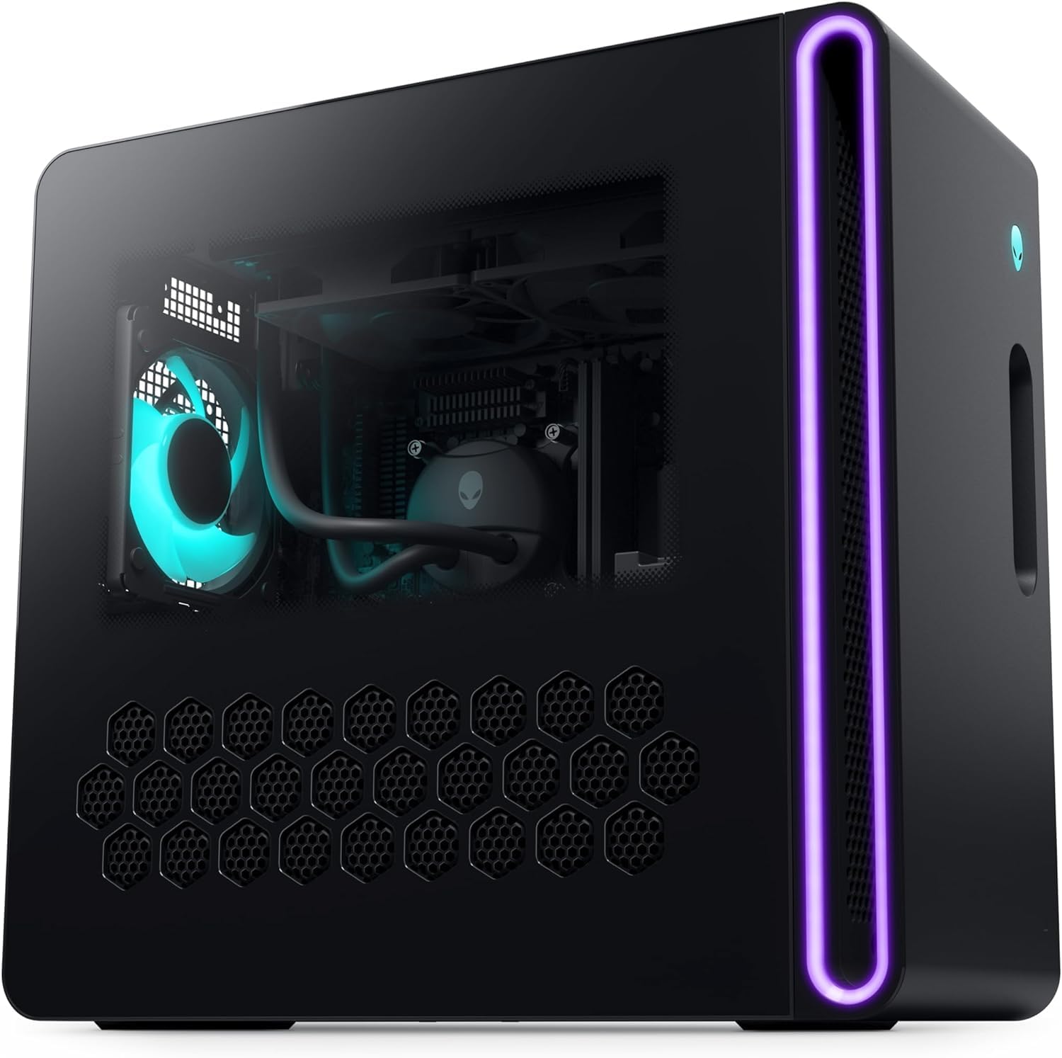 Alienware Aurora R16 – i7-14700F (20 Core, 5.4GHz), NVIDIA GeForce RTX 4070 12GB, 2TB PCIe Gen 4.0x4 NVMe & 2TB HDD, 32GB DDR5, 2.5GbE, WIFI 6E & BT 5.3, 1Yr DELL Warranty, Windows 11 Pro (Renewed)