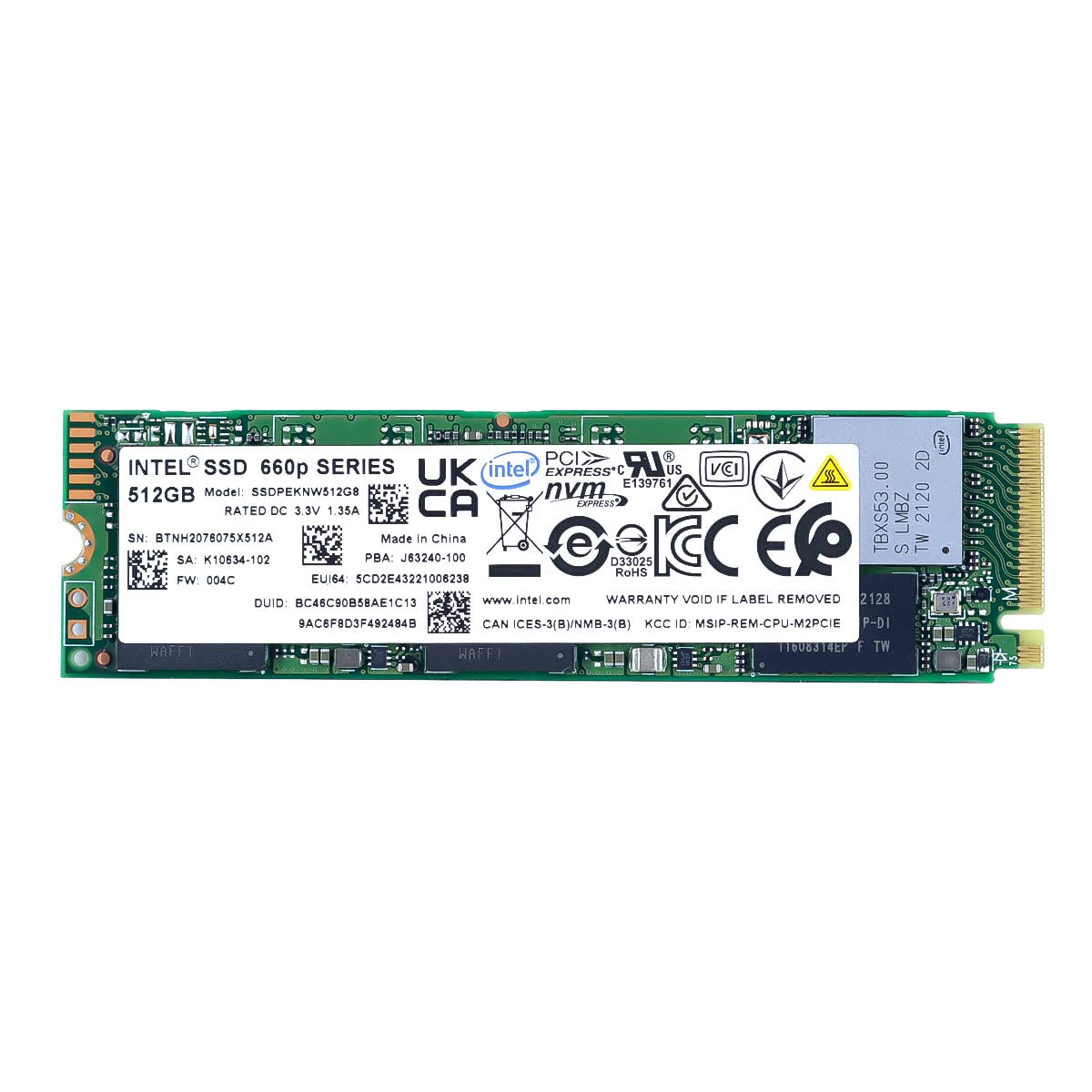 Intel® SSD 660p Series