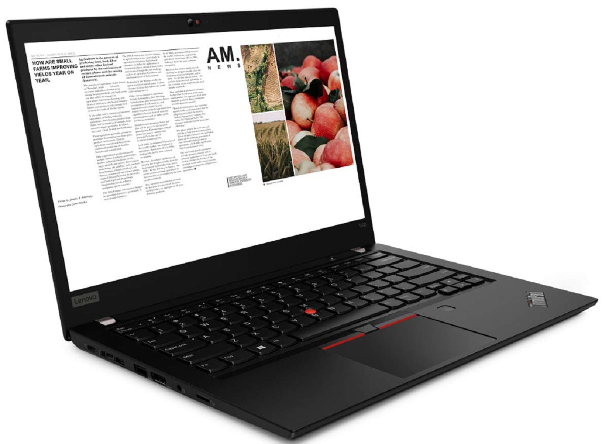 Lenovo ThinkPad T490 20N3000KGE 14" Full HD IPS i5-8265U 8GB/256GB SSD Win 10 Pro (Renewed)