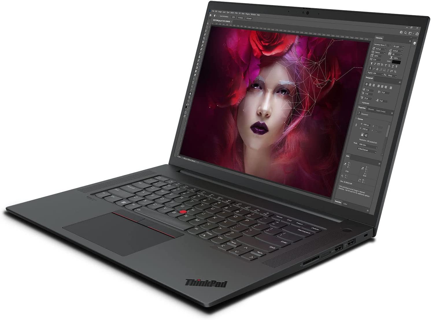 Lenovo ThinkPad P1 Gen 5 16” 4K UHD+, i9-12900H (14 Core), Nvidia RTX A2000 8GB, 4TB PCIe Gen 4.0 x4 NVMe, 64GB DDR4, vPro, FPR, SD Card Slot, WIFI 6E, UK Backlit Keys, Windows 11 Pro (Renewed)