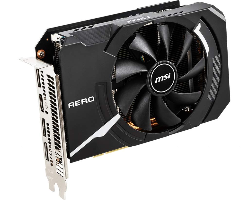 MSI RTX 2060 Aero ITX 6G OC GeForce RTX 2060 6 GB GDDR6 Graphics Cards (GeForce RTX 2060, 6 GB, GDDR6, 192 bit, 7680 x 4320 pixels, PCI Express x16 3.0) (Renewed)