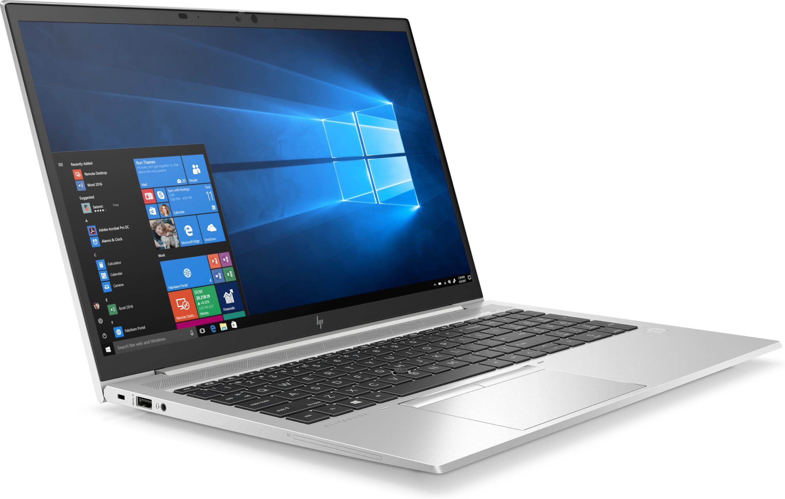 HP EliteBook 850 G7 i5-10210U (4 Cores, 4.2GHz), 1TB PCIe Gen 4.0 x4 NVMe, 16GB DDR4, Fingerprint & Smart Card Reader, WiFi 6 & BT 5, UK Backlit Keyboard, Windows 11 Pro