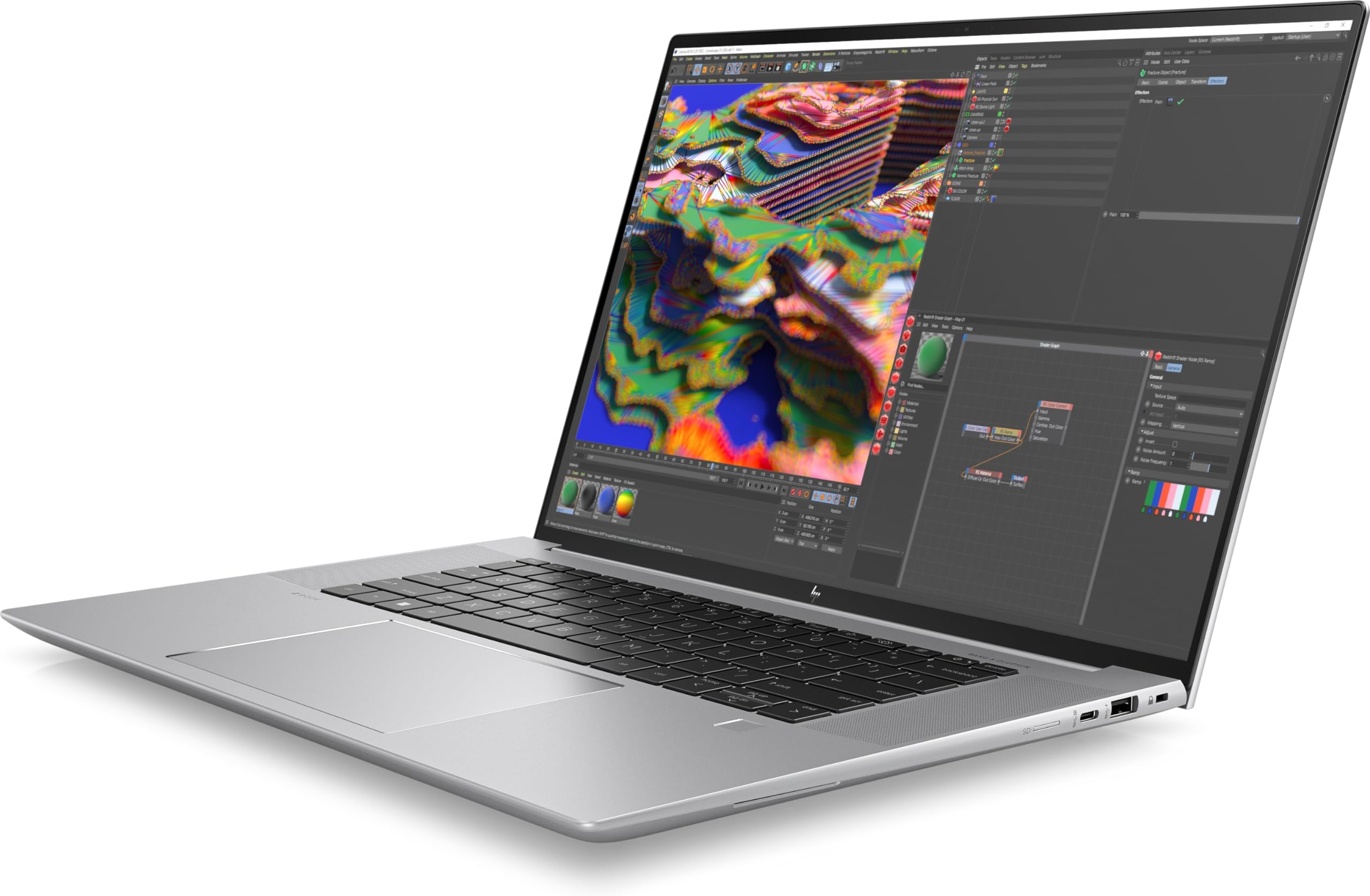 HP ZBook Studio 16 G9 16” WUXGA (1920x1200), i7-13700H, NVIDIA RTX A1000 6GB, 2TB PCIe Gen 4.0x4 NVMe, 32GB DDR5, Wolf Pro Security, FPR, SD Card Reader, UK Backlit Keys Windows 11 Pro (New)(Renewed)