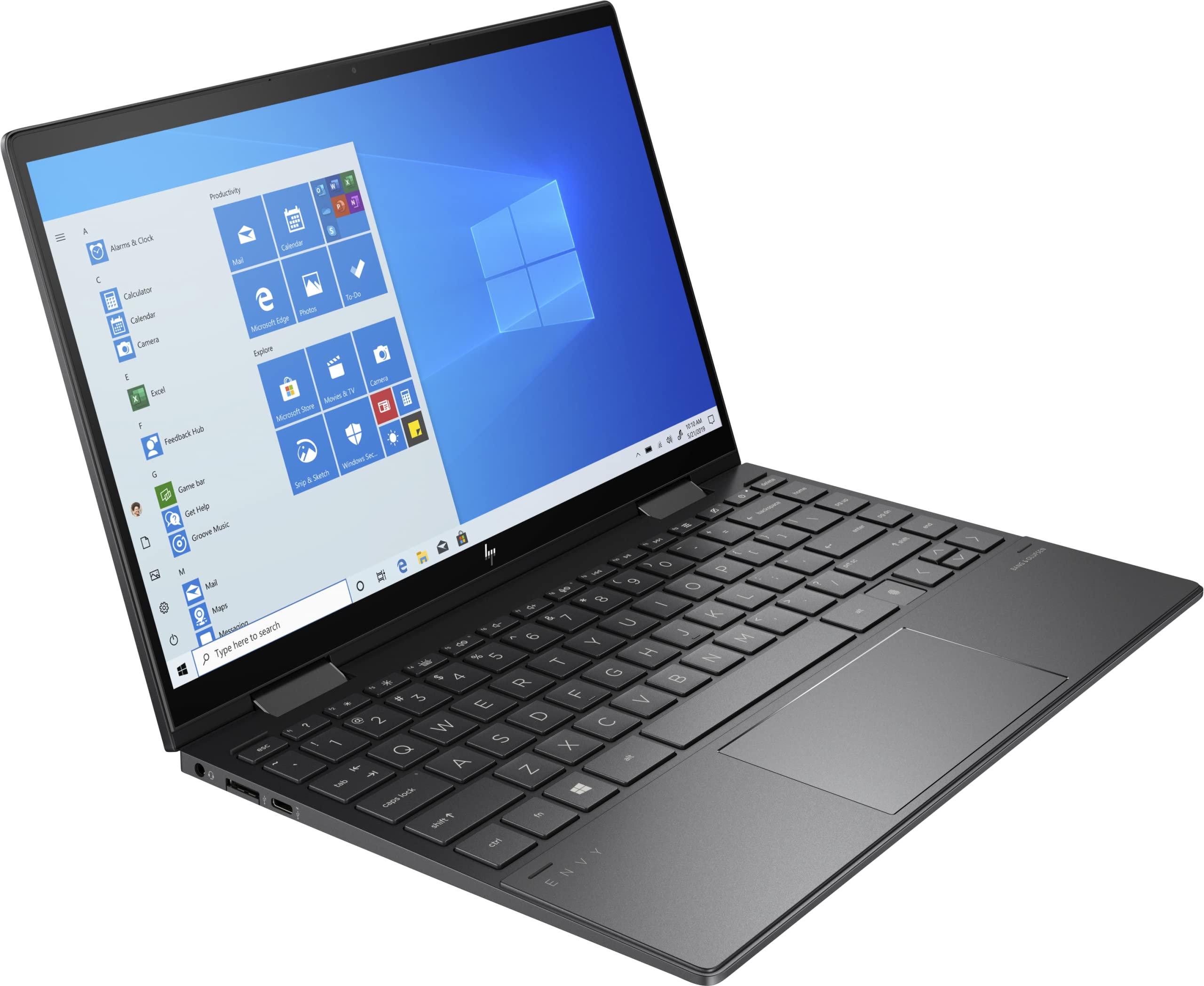 HP ENVY X360 13-ay0009na 13.3" FullHD Touchscreen Laptop, AMD Ryzen 7 4700U w/Vega 7 Graphics, 16GB DDR4, 1TB SSD NVMe, Wireless 11ac & Bluetooth 5.0, Free upgrade to Windows 11 pro UK Keyboard Layout