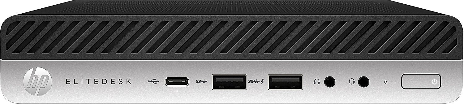 HP EliteDesk 800 G3 Mini Desktop - Core i3-6100T (3.2Ghz), 512GB PCIe Gen 3.0 NVMe, 16GB DDR4, WIFI 5 & BT 5 With Enhanced Dual antenna, GbE, Windows 10 Pro (Renewed)