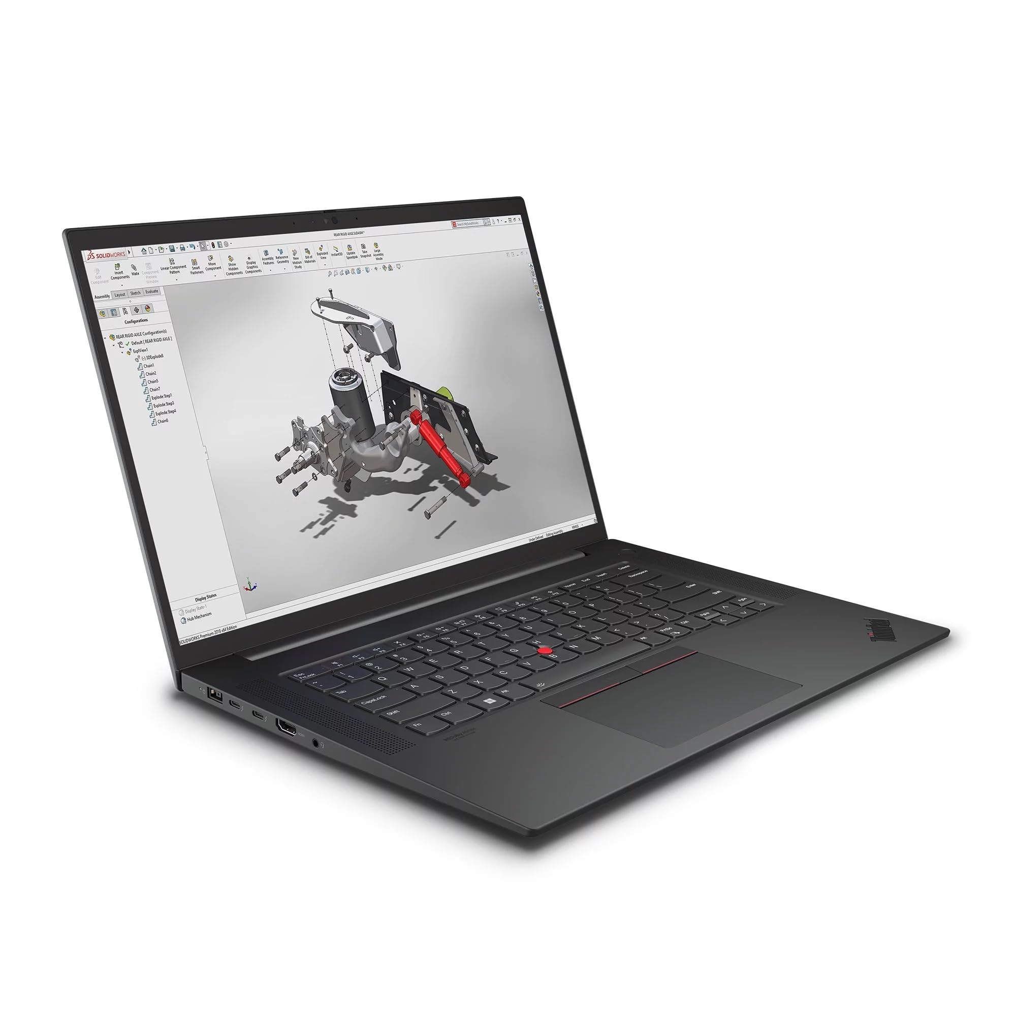 Lenovo ThinkPad P1 Gen 4 16” WQXGA (2560x1600), i7-11850H, Nvidia Quadro RTX A4000 8GB, 2TB PCIe Gen 4.0x4 NVMe, 64GB RAM, vPro, FPR & SD Card Slot, WIFI 6E, UK Backlit Keys, Windows 11 Pro (Renewed)