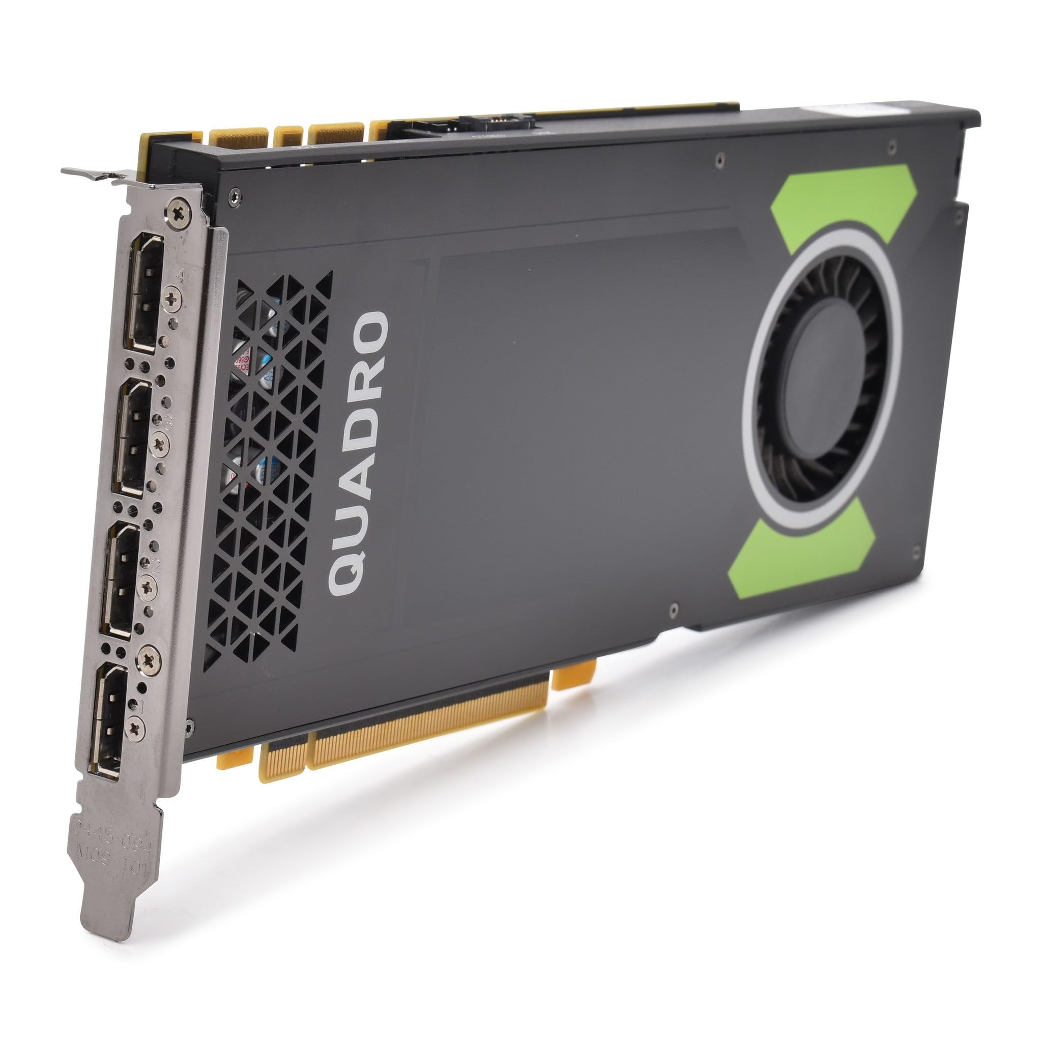 Nvidia Quadro P4000 8GB GDDR5 Single-Slot Graphics Card - 1792 CUDA Cores, ECC, 256bit, 243.3GB/s, Mini DisplayPort 1.4a, 105W Power Consumption, PCI Express 3.0 x16 (Renewed)