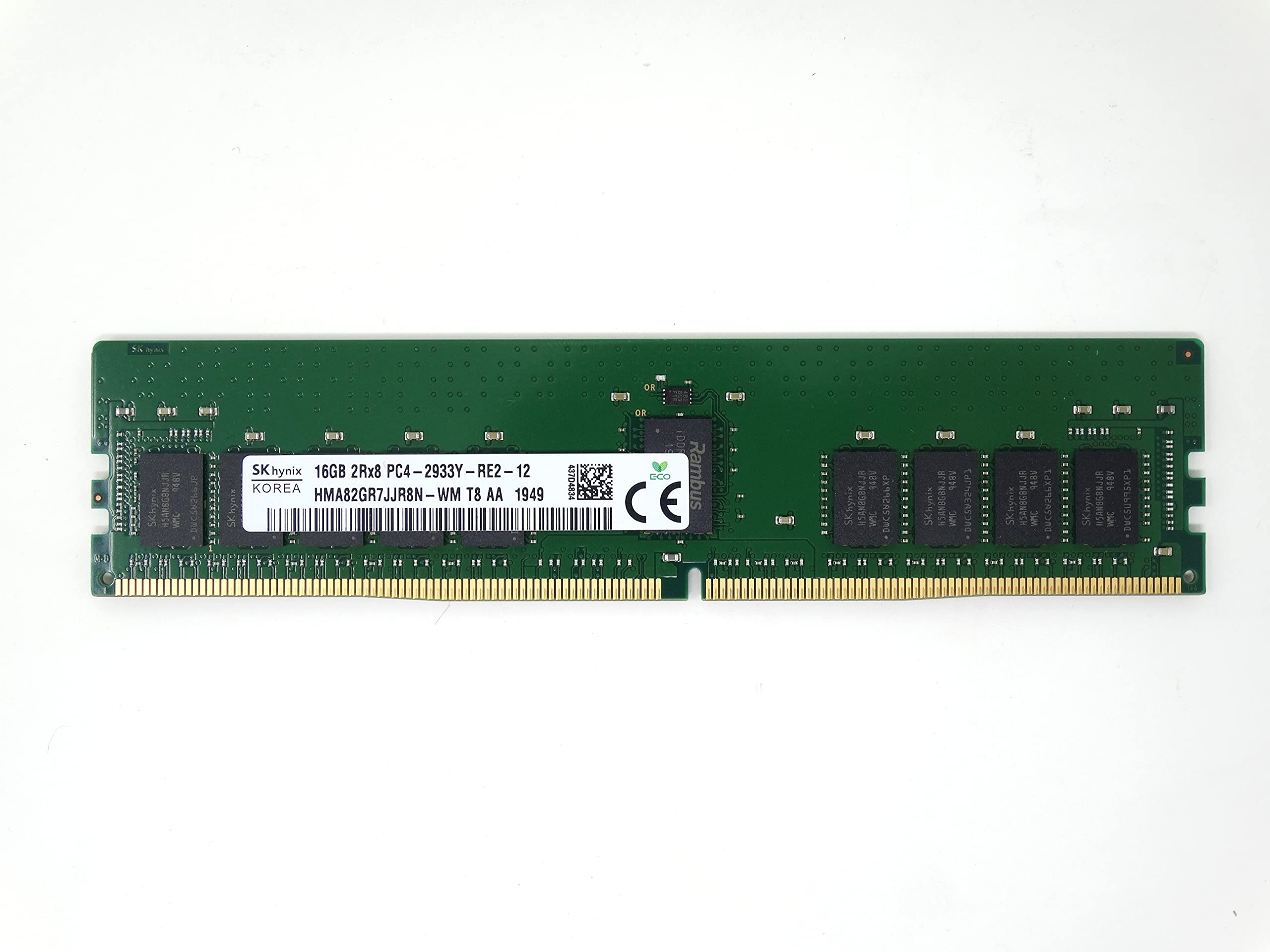 Hynix HMA82GR7JJR8N-WN 16GB DDR4 2933MHz 2Rx8 Registered ECC 288Pin PC4-23400 for Servers and Workstations