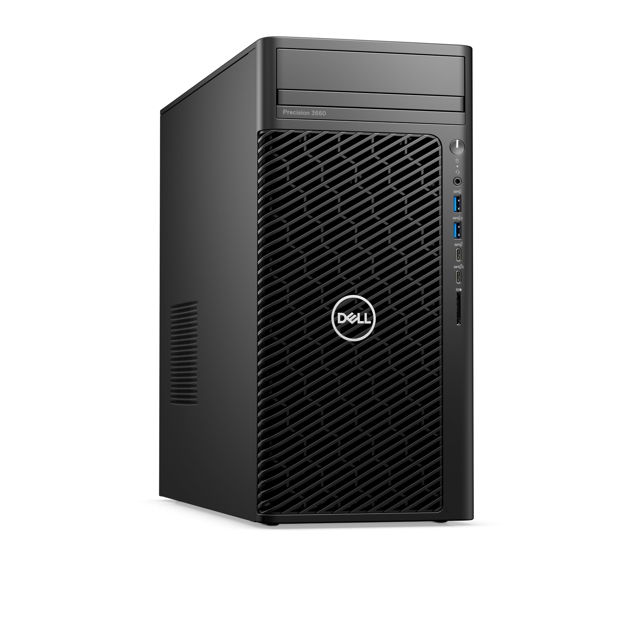 Dell Precision 3660 Tower Workstation - i7-12700K (12 Core, 5.0GHz), Nvidia Quadro RTX A4000 16GB, 2TB PCIe Gen 4.0x4 NVMe, 64GB DDR5, 6TB HDD, SD Card Reader, GbE, Windows 11 Pro (Renewed)