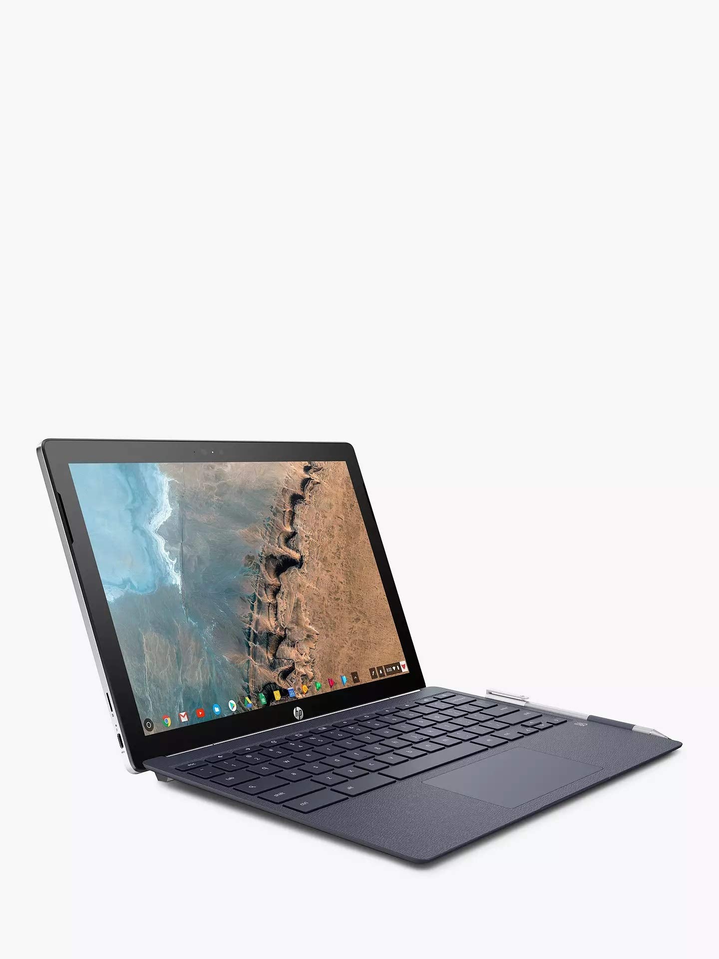HP Chromebook x2-12-f000na 12.3" 2K IPS WLED (2400 x 1600) 2 in 1 Hybrid Tablet PC - Intel Core m3-7Y30, 8GB LPDDR3, 64GB eMMC, Wireless 11ac & Bluetooth 4.2, ChromeOS - UK Keyboard