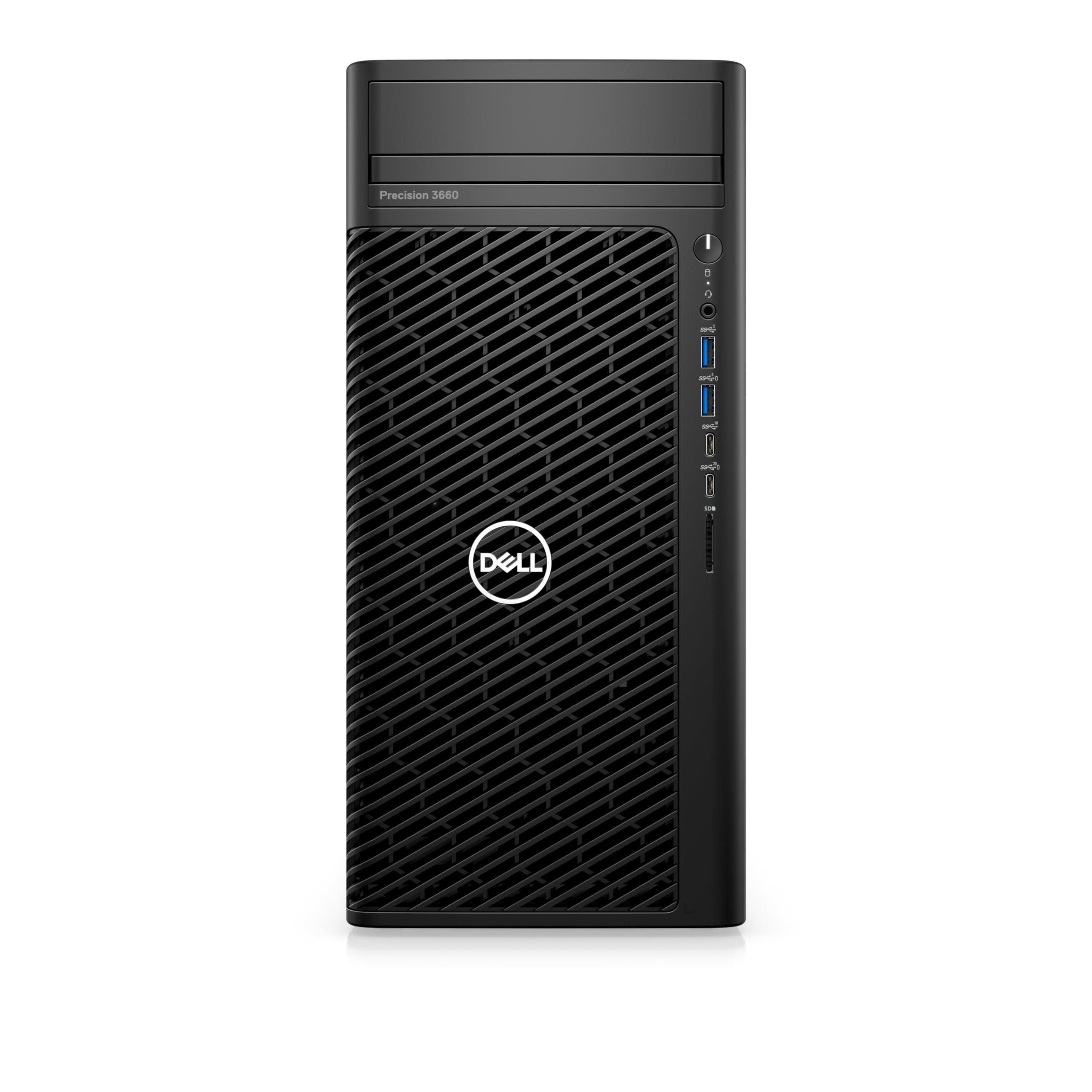 Dell Precision 3660 Tower Workstation - i7-12700K (12 Core, 5.0GHz), Nvidia Quadro RTX A4000 16GB, 2TB PCIe Gen 4.0x4 NVMe, 64GB DDR5, 6TB HDD, SD Card Reader, GbE, Windows 11 Pro (Renewed)