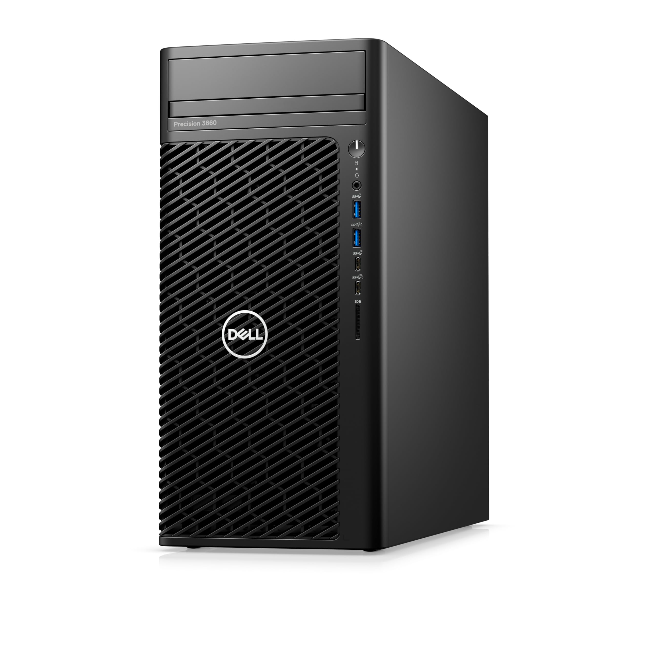 Dell Precision 3660 Tower Workstation - i7-12700K (12 Core, 5.0GHz), Nvidia Quadro RTX A4000 16GB, 2TB PCIe Gen 4.0x4 NVMe, 64GB DDR5, 6TB HDD, SD Card Reader, GbE, Windows 11 Pro (Renewed)