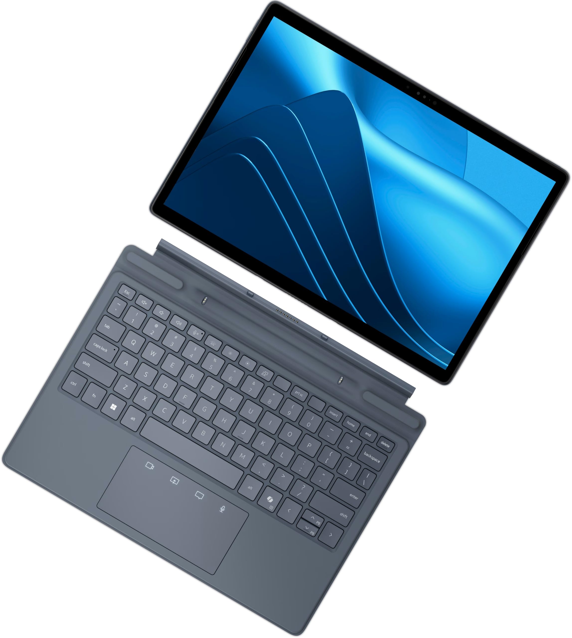 Dell Latitude 13 7350 Detachable 13” 3K QHD+ 2-in-1 Touchscreen Tablet PC - Intel Core Ultra 7 164U, 32GB LPDDR5x, 2TB PCIe Gen 4.0x4 NVMe, vPro, FPR, WIFI 7, UK Backlit Keys, Windows 11 Pro (Renewed)