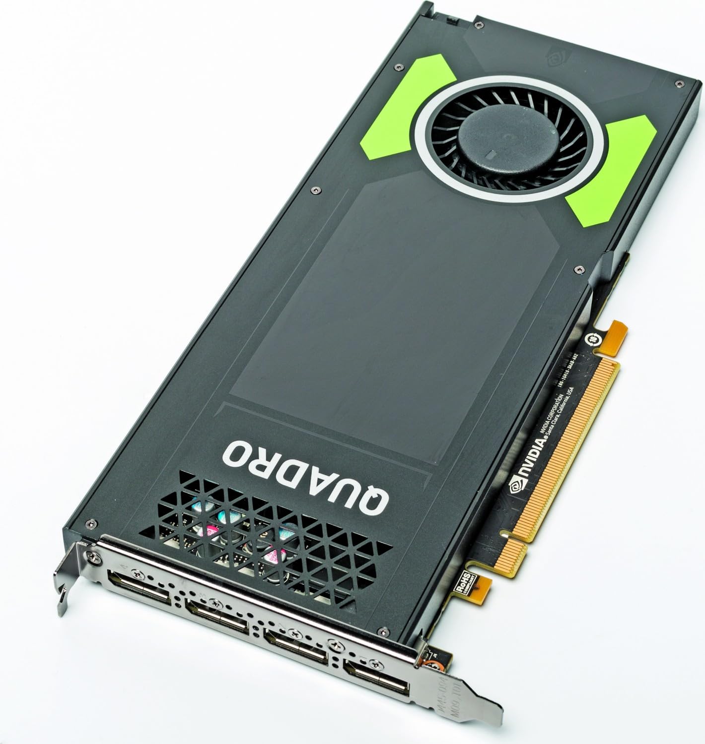 Nvidia Quadro P4000 8GB GDDR5 Single-Slot Graphics Card - 1792 CUDA Cores, ECC, 256bit, 243.3GB/s, Mini DisplayPort 1.4a, 105W Power Consumption, PCI Express 3.0 x16 (Renewed)