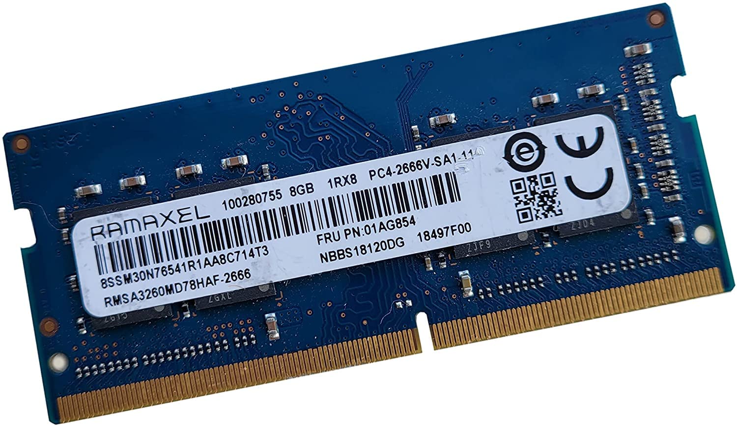 Ramaxel RMSA3260ME78HAF-2666 8gb Pc4 2666MHz DDR4 So-Dimm Non-ECC 260 pin 1.2V Ram Memory for Laptop and All in One Desktop Computer (8gb Pc4 2666MHz DDR4 So-Dimm)