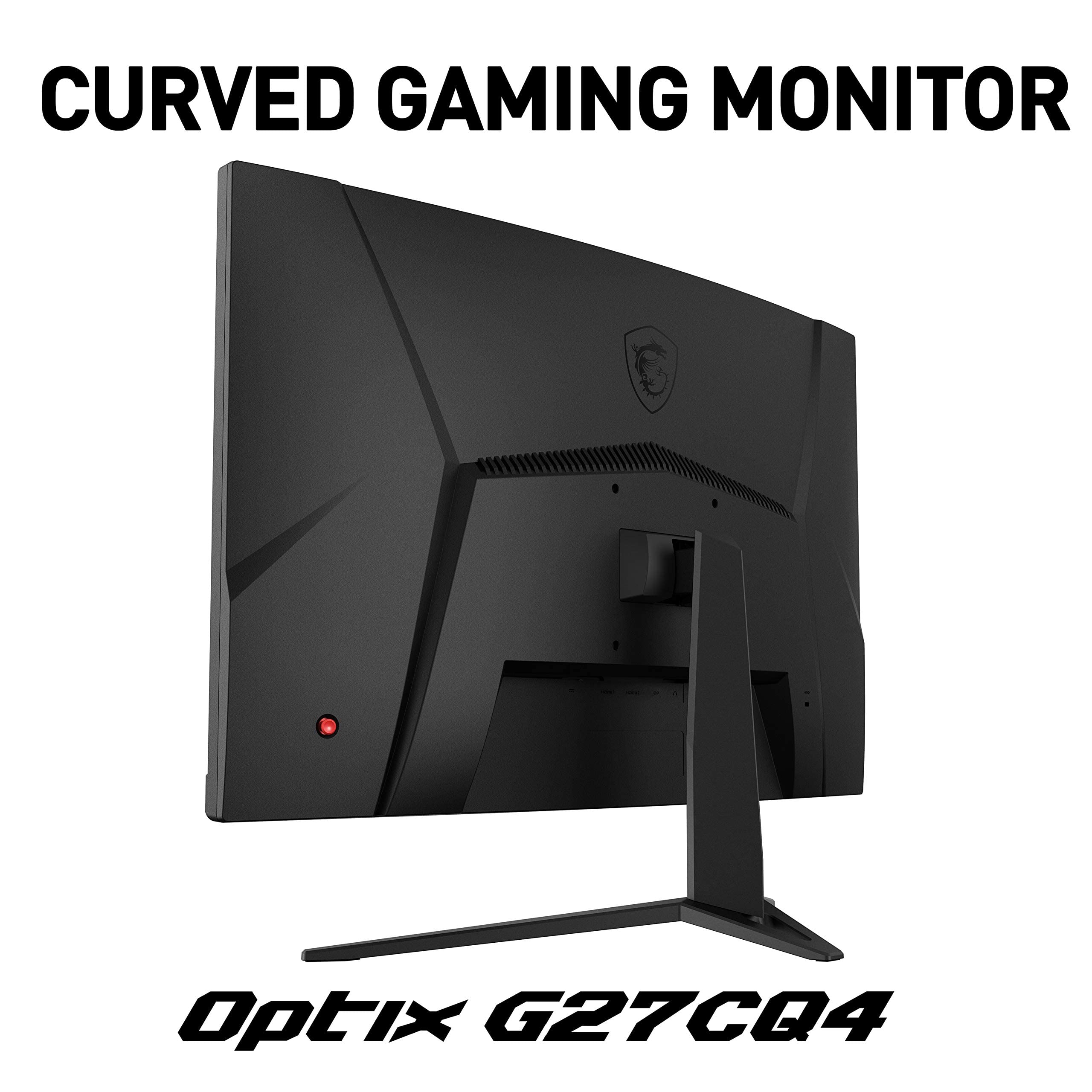 MSI Optix G27CQ4 Curved Gaming Monitor - 27 Inch, 16:9 WQHD (Renewed)