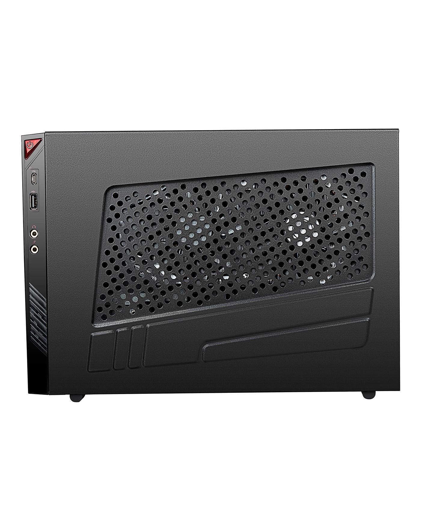 MSI Infinite S 9SI SFF Gaming PC – i7-9700 (8 Core, 4.7GHz), Nvidia GeForce RTX 2060, 1TB PCIe Gen 4.0 x4 NVMe & 1TB HDD, 32GB DDR4, WIFI 5 & BT 4.2, GbE, Windows 11 Pro (Renewed)