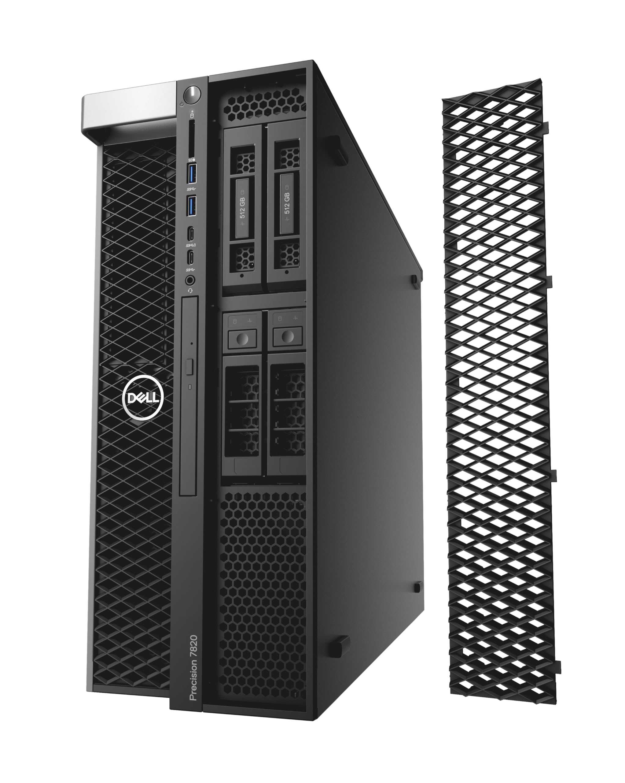 Dell Precision 7820 Tower Workstation - Xeon Gold 6138 (20 Cores), Nvidia Quadro RTX 4000 8GB. 64GB DDR4, 2TB PCIe Gen 4.0x4 NVMe & 6TB HDD, SD Card Slot, LAN, Windows 11 Pro for Workstation (Renewed)