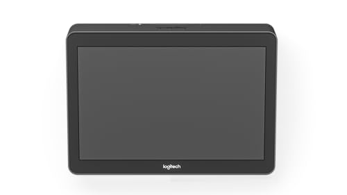 Logitech Tap Meeting Room Touch Controller with Cat 5e Kit 10.1 Touchscreen, Oleophobic & anti-glare coating, VESA FDMI, Motion sensor, ultrasonic speaker (Renewed)