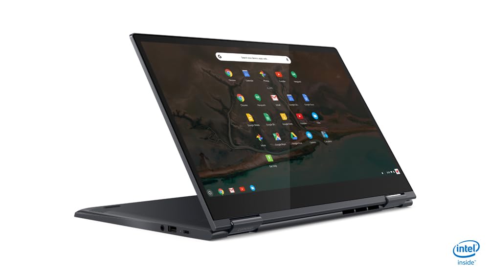 Lenovo Yoga Chromebook C630, 4K UHD, 2-in-1 Touchscreen - i7-8550U (4 Cores, 4GHz), 16GB DDR4, 128GB eMMC, Intel UHD Graphics 620, WIFI 5 & BT 5.1, Backlit Keys, Chrome OS - Midnight Blue (Renewed)