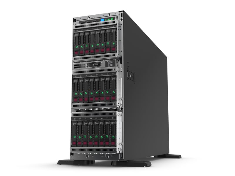 HP ProLiant ML350 Gen 10 Server - 3x 2.4TB HDD, 128GB RDIMM, 1x 300GB HDD, 4x 10GbE ports, P408i-a SR Gen10 RAID Controller, 800W PSU (Renewed)