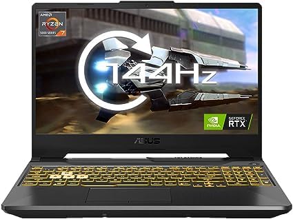 ASUS TUF Gaming A15 144Hz 2TB PCIe 4.0 x4 NVMe - AMD Ryzen 7-5800H (8 Cores), NVIDIA GeForce RTX 3070, 32GB DDR4, WIFI 6 & BT 5.1, Windows 11 Pro, RGB Backlit Keys Gaming Laptop (Renewed)