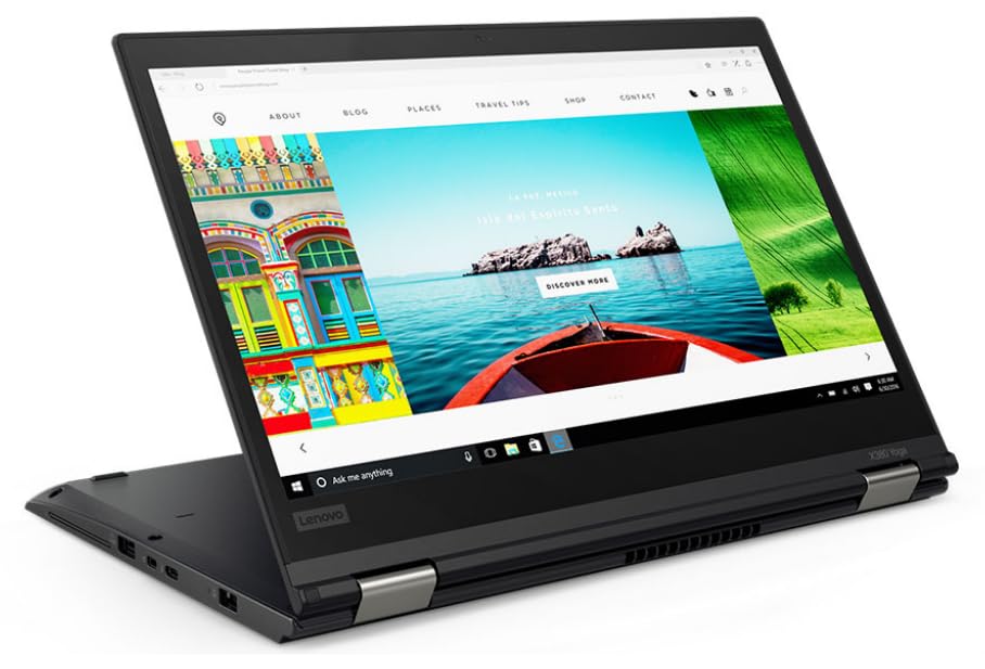 Lenovo ThinkPad X380 Yoga Hybrid 2-in-1 FHD Touchscreen - i5 8350U, 1TB PCIe Gen 4.0 x4 NVMe, 8GB DDR4, Fingerprint, Smartcard & SD Card Reader, VPro, UK Backlit Keyboard, Windows 11 Pro (Renewed)