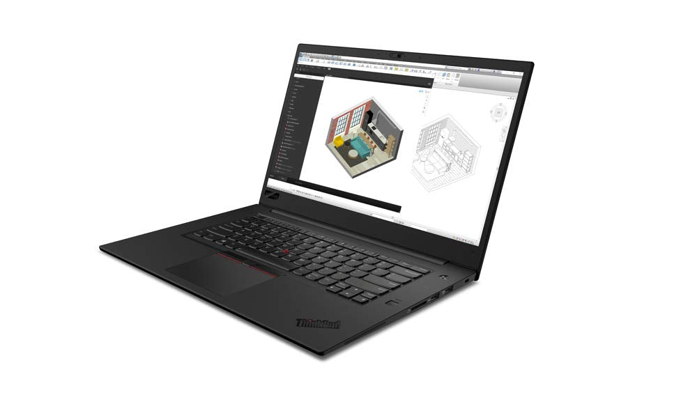 Lenovo ThinkPad P1 Gen 1 - i7-8850H (6 Core, 4.3GHz), NVIDIA Quadro P1000, 1TB PCIe Gen 4.0 x4 NVMe, 32GB DDR4, VPro, Fingerprint & SD Card Reader, UK Backlit Keyboard, Windows 11 Pro (Renewed)