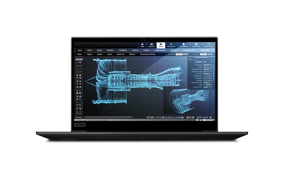 Lenovo ThinkPad P1 Gen 2 4k UHD, i7-9850H (6 Core, 4.6GHz), Nvidia Quadro T1000, PCIe Gen 4.0 x4 2TB, 32GB DDR4, Fingerprint & SD Card reader, VPro WIFI 6, Windows 11 Pro, Backlit Keyboard (Renewed)